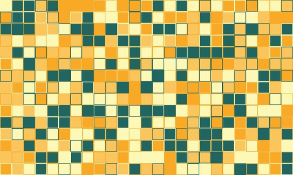 Abstract geometric mosaic pattern. Warm, earthy tones create a visually appealing, textured background ideal for websites, presentations, or print designs. vector