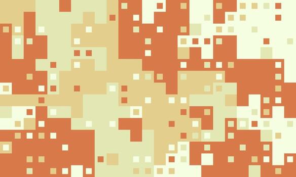 Abstract pixel art background. Earthy tones create a dynamic, textured pattern perfect for website banners, presentations, or modern design projects. vector