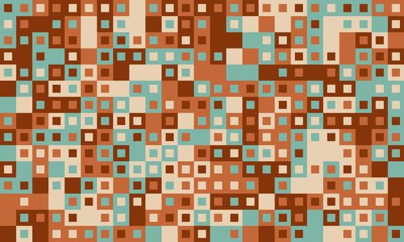 un marrón y azul modelo con cuadrícula vector