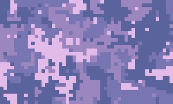 resumen pixelado camuflaje modelo en suave púrpura y lila matices ideal para moda, textiles, o digital diseño proyectos buscando un único, moderno, y sutilmente texturizado antecedentes. vector