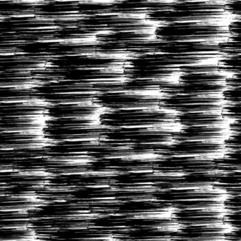 Seamless modern pattern with dark hand drawn scribble smear on white background. Abstract grunge texture. illustration vector