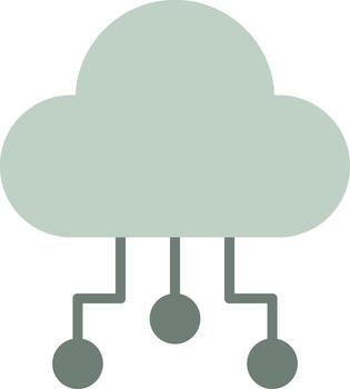 Cloud Computing Internet Service vector