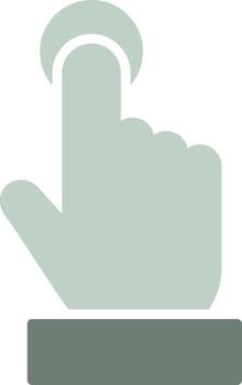 Single Tap Quick Touch vector