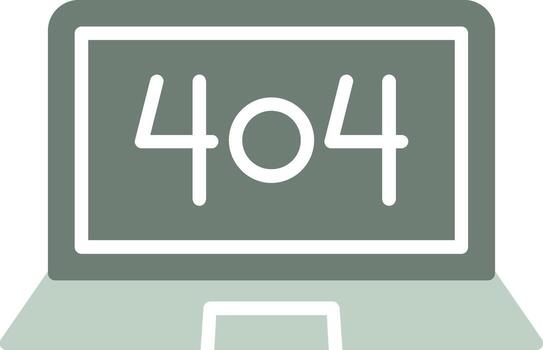 Error 404 Page Not Found Broken Link 404 vector