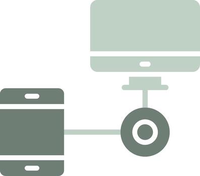 Linked Connection Graphic vector