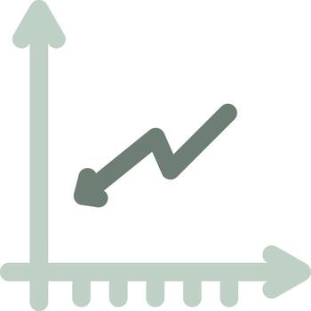Decrease Level Drop vector