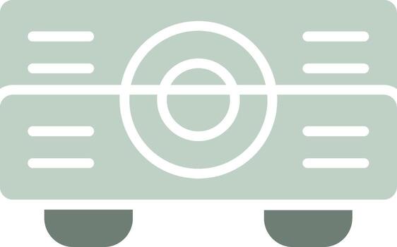 Projector Visual Display Design vector