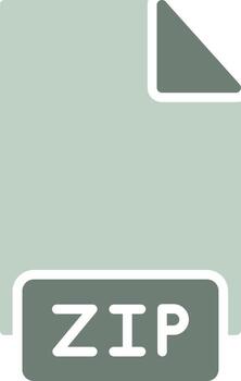 Código Postal archivo icono comprimido archivo archivo carpeta datos vector