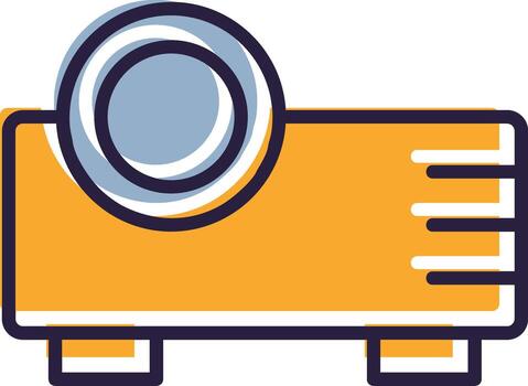 Projector Icon Display Screen Presentation vector