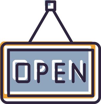 Open Icon Unlocked Access Open Unsealed vector