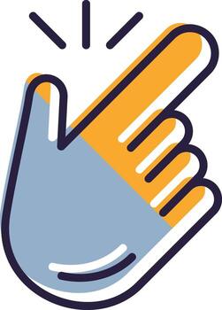 Easy Icon Line Multicolor Simple Effortless Not Difficult Simple vector