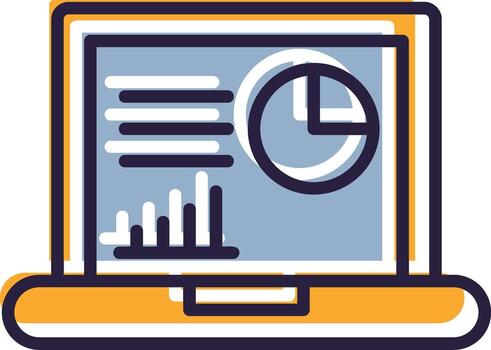 tablero glifo dos color controlar panel métrica datos interfaz vector