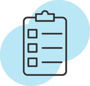 Tasks Glyph Two color To-Dos Duties Assignments Chores vector