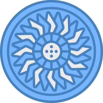 mandala ensombrecido aplicación objeto vector
