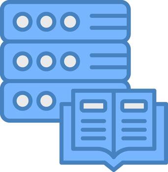 Database Clean Grid Badge vector