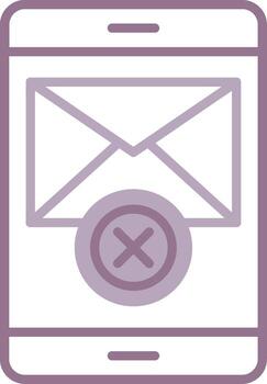 error mensaje futurista aplicación bloquear vector