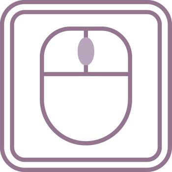 computadora ratón degradado forma Insignia vector