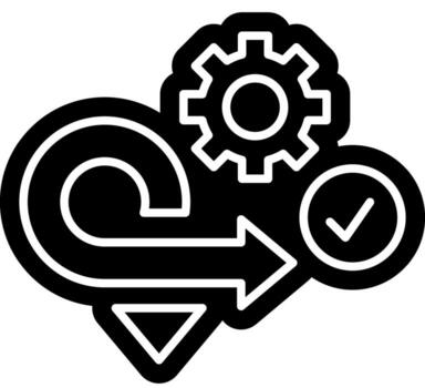 ágil tarea icono vector