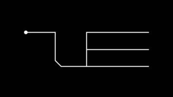 problema tecnico chiamare hud telaio con High Tech stile animazione. alfa video