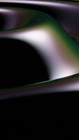 astratto 3d verticale metallico raso tessuto liscio onda pulse animazione ciclo continuo presentazione sfondi ombre pendenza vivace colorato liquido fluido ondulazione seta flusso superficie colorato turbine sfondo video