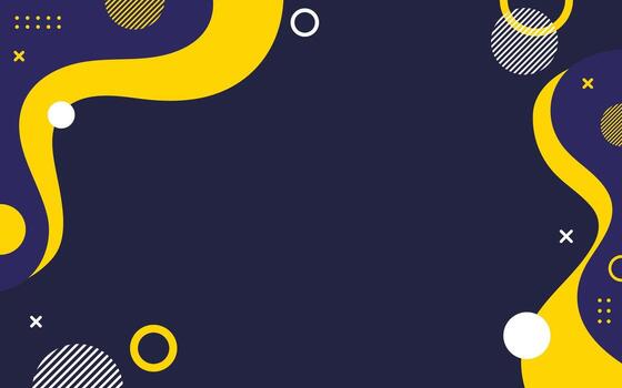 Modern Abstract Geometric Background in Yellow and Dark Blue for Business, Presentation, and Banner Design, Illustration 10 eps. vector