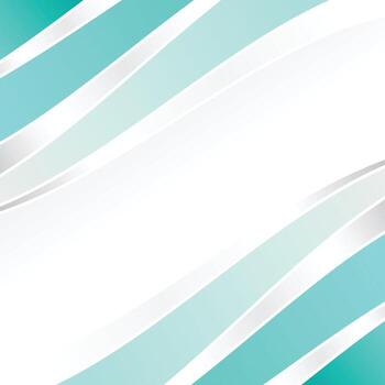 Diagonal green wave gradient square background vector