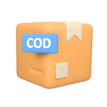 dinheiro em Entrega pacote isolado 3d render ícone ilustração png