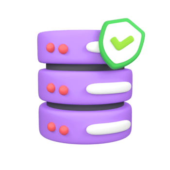 seguro dados isolado 3d render ícone ilustração png