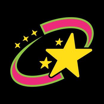 y2k element star shape logo icon. suitable for background, banner, pattern, poster, infographic, flyer, tshirt, sticker vector