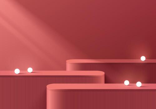 Abstract design with smooth shapes and lighting vector