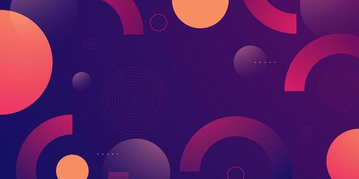 Colorful geometric background design vector