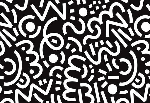 resumen negro garabatear modelo antecedentes vector