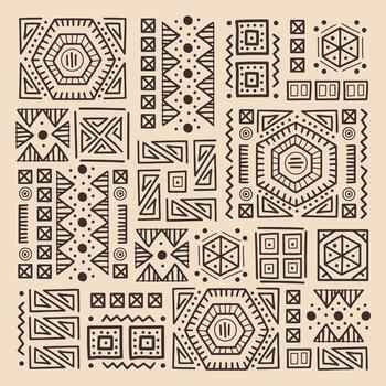 geométrico cuadrado modelo ilustración vector