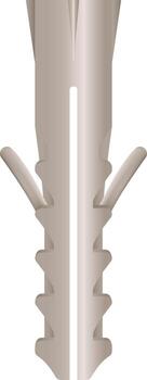 realista ilustración de un el plastico pared enchufe en expansión cuando insertado, demostración sus trabajando principio y Proporcionar un claro visual representación de sus función vector