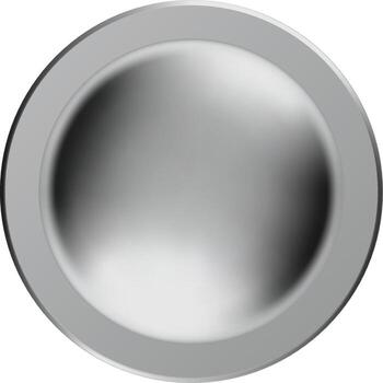 plata redondo botón en transparente antecedentes formando un convexo forma, Perfecto para web diseño, aplicaciones, interfaces y otro digital proyectos vector