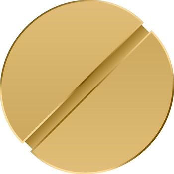 Detailed macro close up of a gold screw head, isolated on a transparent background, showcasing its metallic texture and precision engineering vector