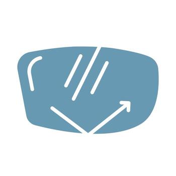 scratch resistant color flat icon for digital and print projects. vector