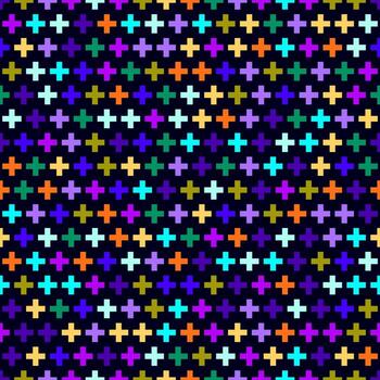 sin costura modelo con vistoso más señales en oscuro antecedentes. resumen antecedentes. vector