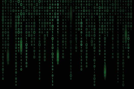 digital binario código y transmisión datos fondo de pantalla diseño vector