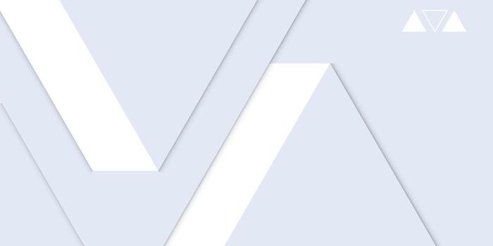 Flat Minimal Abstract M and A Shapes vector