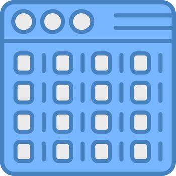 binario código elegante formar símbolo vector