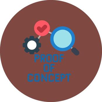 Proof Of Concept Geometric Stroke Form vector