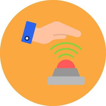 Sensor Light Sketch Token vector