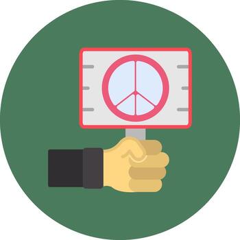 Protest Vivid Frame Object vector