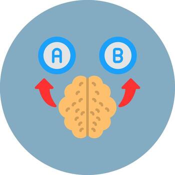 decisión haciendo Fresco visual módulo vector