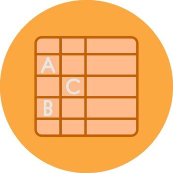 Table Innovative Frame Symbol vector