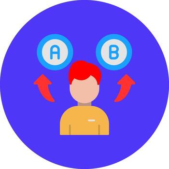 Decision Making Core Visual Piece vector