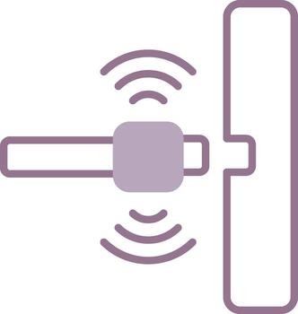 Proximity Sensor Bold Frame Token vector