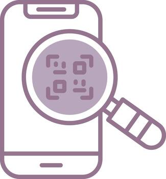 qr escanear creativo digital objeto vector