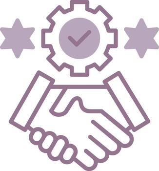 Dedication Core Frame Pattern vector